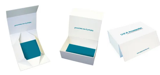 Fancy Design Flat Packaging Rigid Box