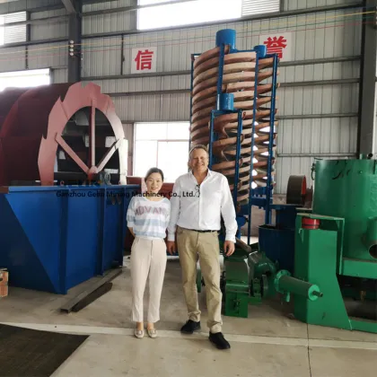 Helical Chute Spiral Separator for Heavy Minerals Sand Mining