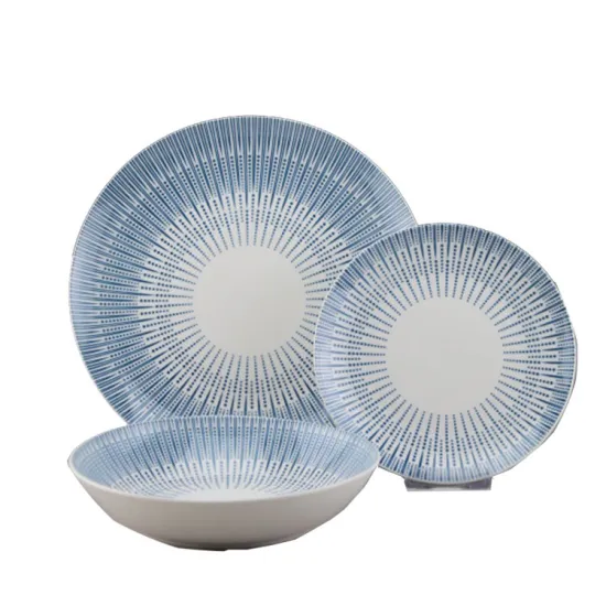 2022 New Style Pad Printing Ceramic Dinnerware Set