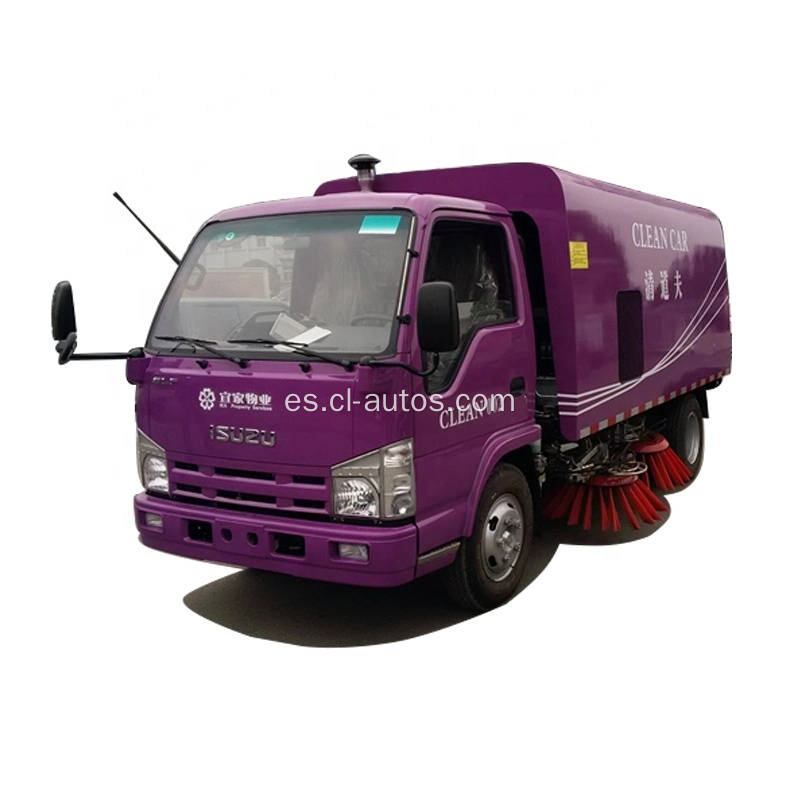 3cbm camión barredora de la calle Isuzu