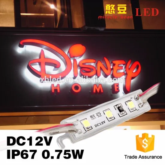 50000h lifespan smd 12V 0.45W 2835 led module with 3 years warranty