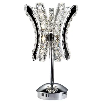 fancy table light modern crystal reading lamp