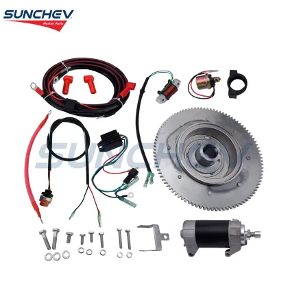 SUNCHEV Electric Starter Kit Yamaha 60hp(2 Stroke)