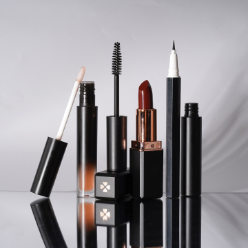 Custom Private Label Makeup Kit: 4Pcs Lipstick, Lipgloss, Mascara & Eyeliner Pencil
