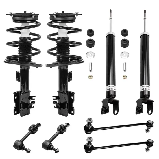 Litu Front Struts and Rear Shocks Sway Bars Kit for Nissan Altima