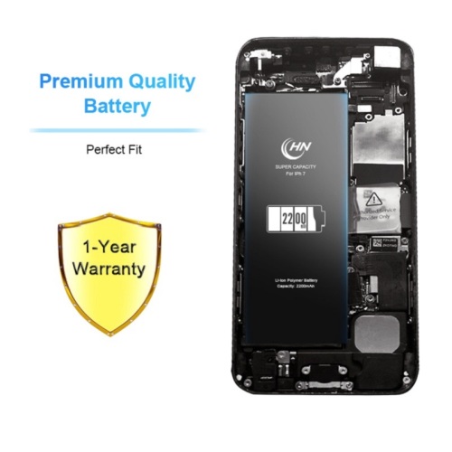 Super high capacity 2200mAh iphone 7 battery