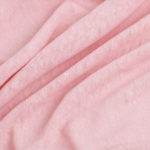 Factory Textile Material Dyed Knitted Linen Jersey Fabric