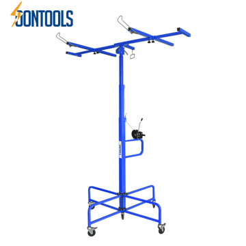 Heavy Duty Drywall Hoist: Caster Lift/Lifter for Plaster Board Panels