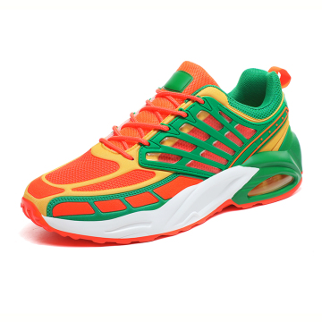Factory Wholesale PU Air Cushion Sports Shoes for Men