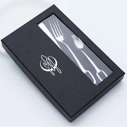Factory wholesale restaurant home used Metal Material Cutlery spoon knife and fork sets flatware sets