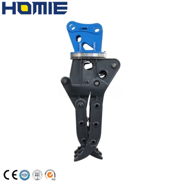 Japanese Rotating Hydraulic Grapple for Wood, Rock, and Log Scrap