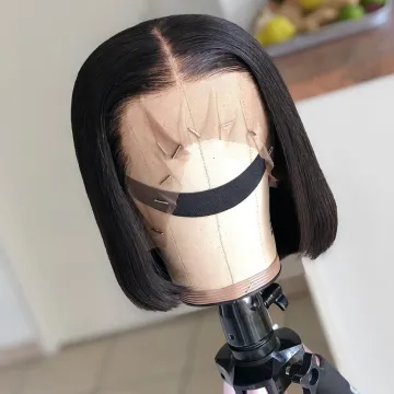 Cheap Straight Raw Indian Virgin Human Hair Hd Full Lace Frontal Bob Wigs Natural Human Hair Transparent Lace Front Wig Vendor
