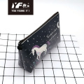 Bolso cosmético PU estilo unicornio