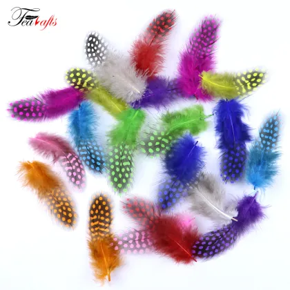 Factory Wholesale: Dyed and Natural Pheasant & Guinea Fowl Feathers - Ideal for Handicrafts Making