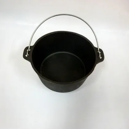 Dural Purpose Three Legs Cast Iron Pot