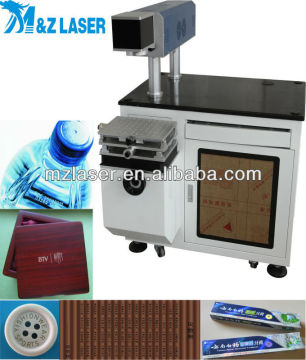 10W 20W 30W Qingdao Mingzu Plastic Cloth Jeans Cable Button Non-metal Materials CO2 laser marker machine