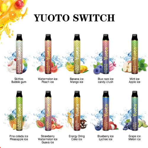 Yuoto tatlı 3000 puf tek kullanımlık vape cihazı