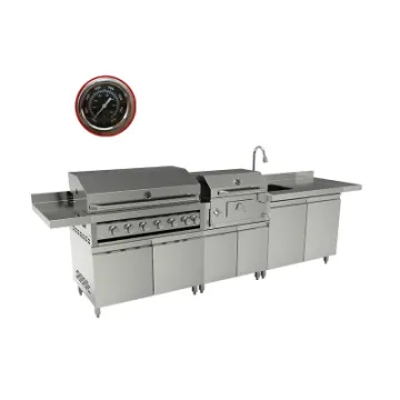 304 Stainless Steel DIY Modulars BBQ Grill Outdoor Kitchens Moveable Cabinet for Sale