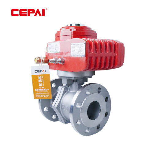 Sensitive Action Electric O-shaped Ball Valve High Precision Electric O-shaped Ball Valve Manufactory