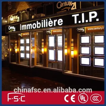 Electronic advertising led banner