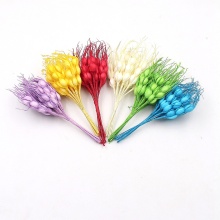 10pcs/lot 12cm Small Foam Wheat Lifelike Bright Color Artificial Flowers For Party Wedding Home Decoration Handmade Spring Craft