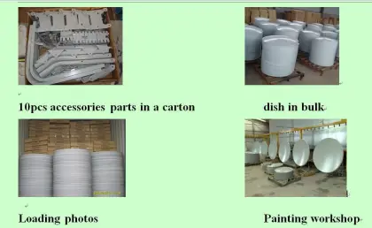 Ku Band Satellite Dish Antenna Satellite TV Receiver with SGS Certification