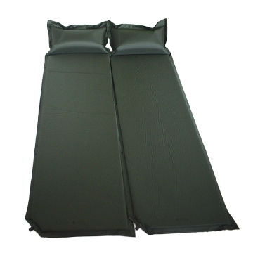 Outdoor Inflatable Camping Mattress: Thickened Spliced Self-Inflating Sleeping Pad