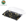 Disposable Blister Black Sushi Tray Takeaway Sushi Tray