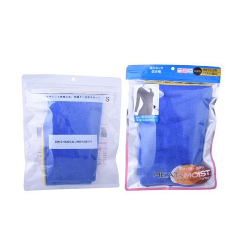 T-Shirt Pack Cloth Packaging Bag With Zipper