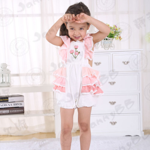 Baby meisje zomer boetiek bubble romper