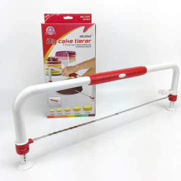 Hot Stainless Steel Cake Decorating Supplies Kit with Adjustable Layer Slicer