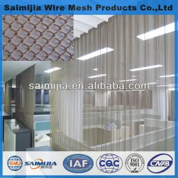 metal mesh fabric drapery curtain/metal mesh curtain fabric/metal wire mesh curtain