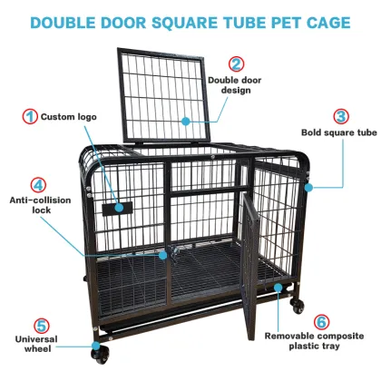 High Quality Metal Dog Kennel Cage 6Ft-10Ft for Poultry and Pets