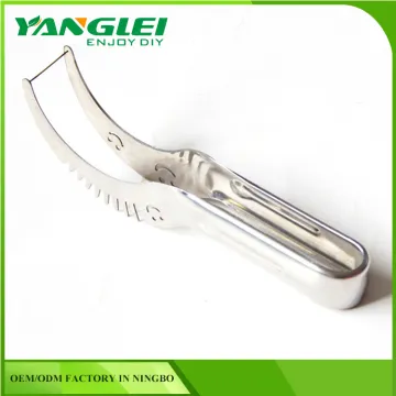 Watermelon Slicer Cutter Server Fruit Divider Knife Stainless Steel Tool