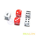 5pcs Backgammon Doubling Cube Dice Set 16MM