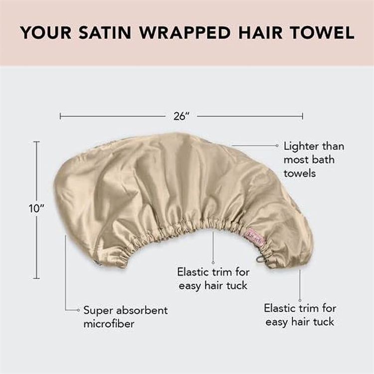 Satin Wrap Towel 