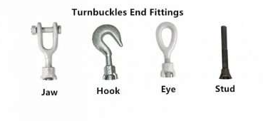 Turnbuckles end fittings