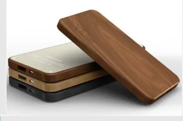 sedex wooden mobile powerbank charger external power pack