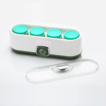 Electric Yogurt Maker with 0.8L Capacity and 4 Glass Jars: Digital Control for Precision Brewing