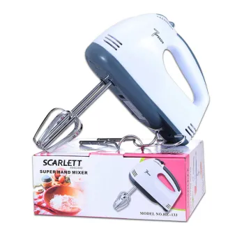 220V Electric Hand Mixer - 7 Speed Kitchen Egg Beater & Whisk for Dough and Batter