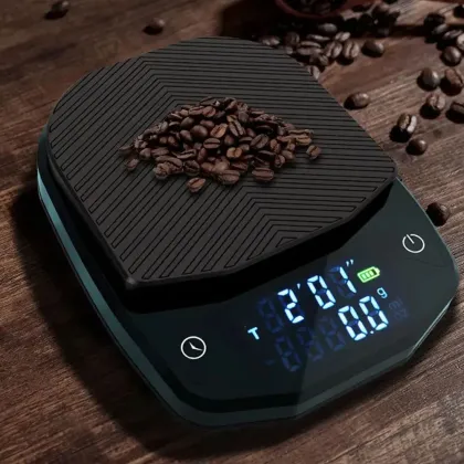 Charging smart coffee scale