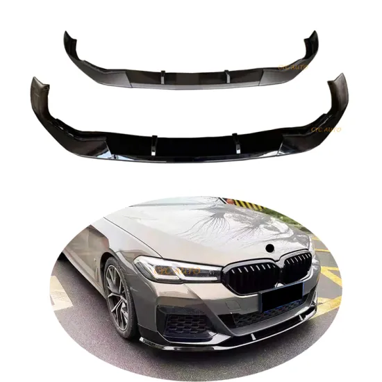 MP Gloss Black Mat Front Splitter ABS Front Bumper Lip for BMW 5Series G30 G38 LCI 2020-2022