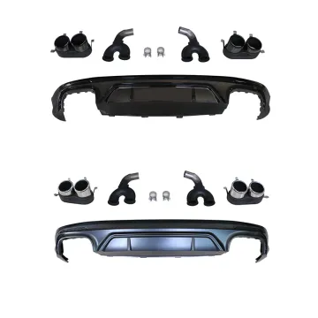 CLY Car Parts: Upgrading Audi Q5 to SQ5 2018 Diffuser with Exhaust Pipe