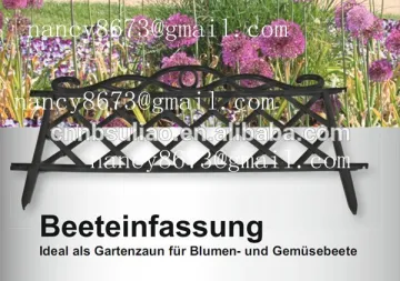 flower PP small garden fence