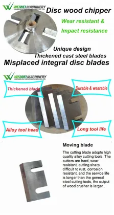 Weiwei model 420 wood chipper machine