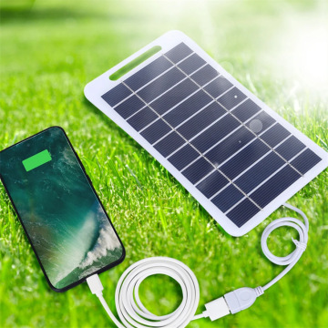Pannello di ricarica portatile solare per esterni: caricabatterie USB impermeabile per viaggi, campeggio e banca elettrica