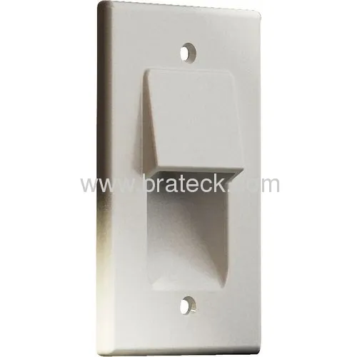 Recessed Low Voltage Cable Plate 