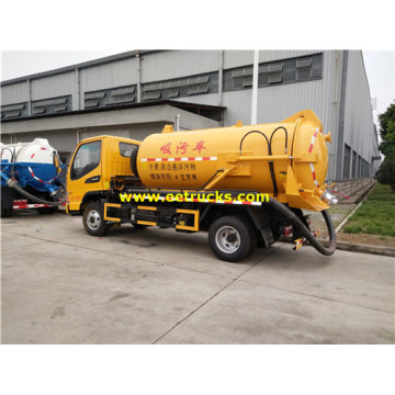 JAC 130HP 5cbm Sewage Suction Trucks