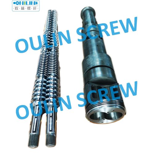 Cincinnati Cmt68 Conical Twin Screw Barrel for PVC Sheet, Pipe, Profile, Granulation Extrusion