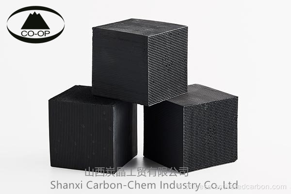 Cube en nid d'abeille active carbone pour la purification de l'air